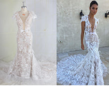 C2023-Ericka Laprell – short sleeve v-neck wedding gown inspired by berta bridal 18-102