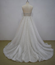 Style MA21044 - Strapless a-line empire waist beaded wedding gown