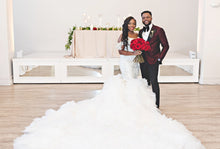 C2022-OW979 Vestido de novia de encaje ajustado con hombros descubiertos