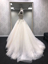 C2025-GLM2 - strapless off the shoulder beaded bodice wedding ball gown
