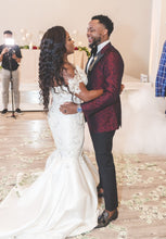 C2022-OW979 Vestido de novia de encaje ajustado con hombros descubiertos