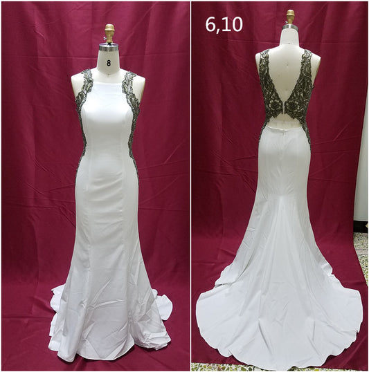 Robes de bal sans manches et dos nu