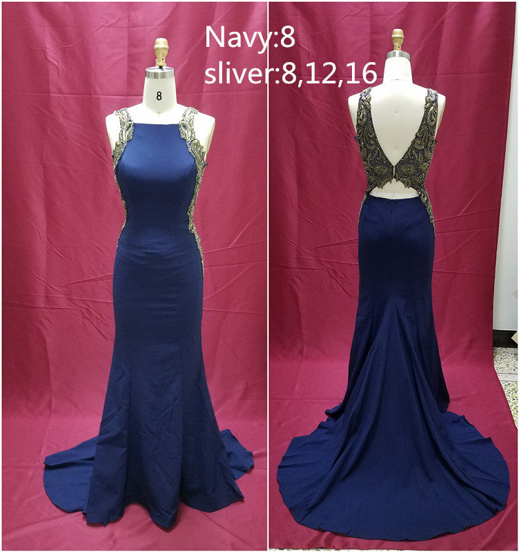 Vestidos de fiesta sin mangas y sin espalda