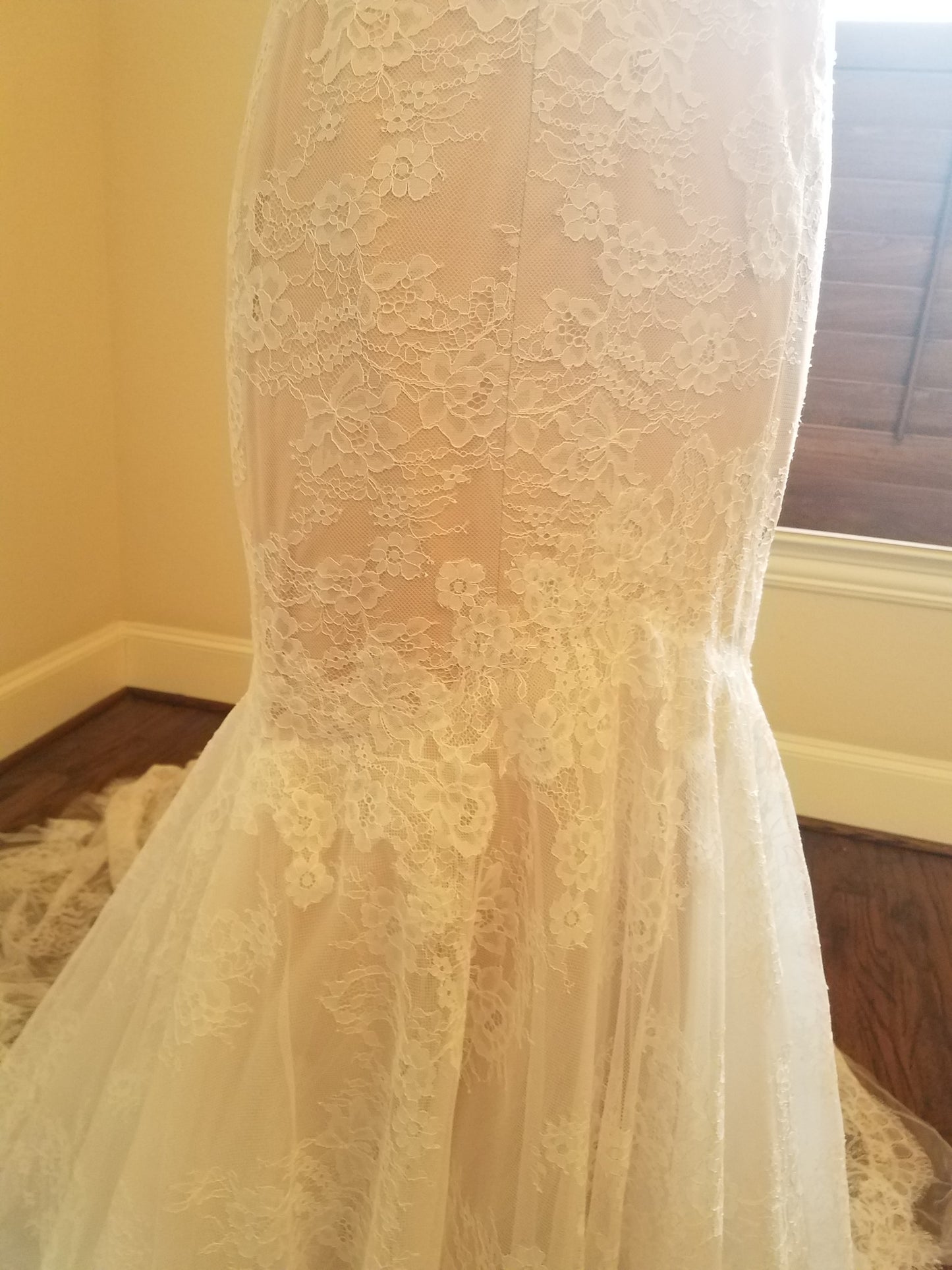 Style #C2015beck - Berta inspired wedding dress made of beaded lace