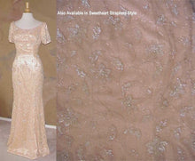 Style 2160 - Short sleeve mother of the bride evening dress