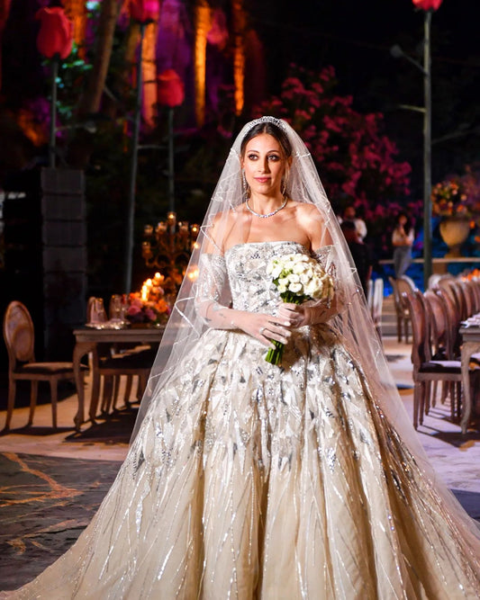 C2022-bg090 Traditional formal ball gown wedding dress from Darius Couture