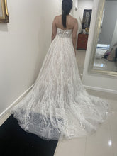 C2023-SAL312 - strapless a-line beaded wedding gown