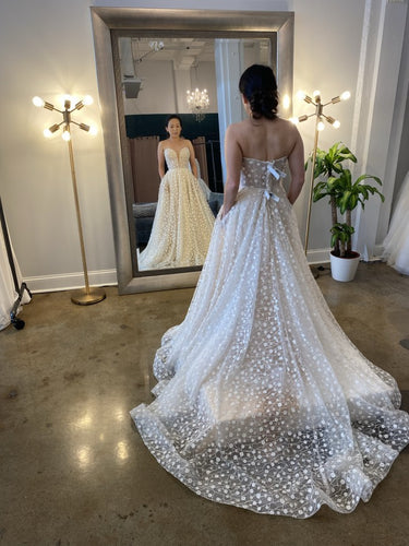 C2023-Sbg330 - strapless formal ball gown wedding dress
