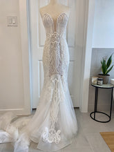 C2022-ES881 Strapless fit-and-flare wedding gown