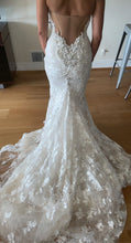 C2022-SF007 Vestido de novia palabra de honor de encaje y cola