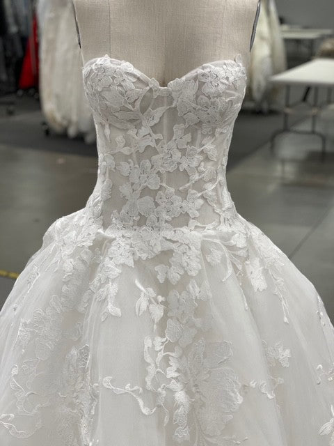 C2022-SB399 - Robe de mariée formelle robe de bal bustier