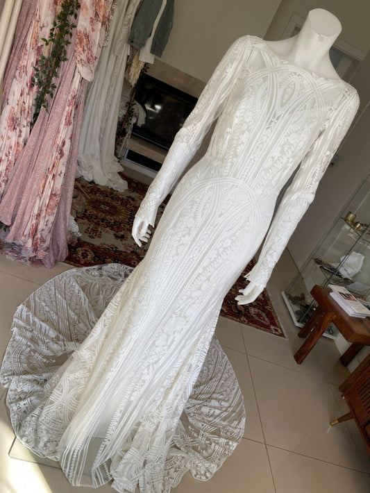 C2022-RE811 - Robe de mariée unique de style vintage