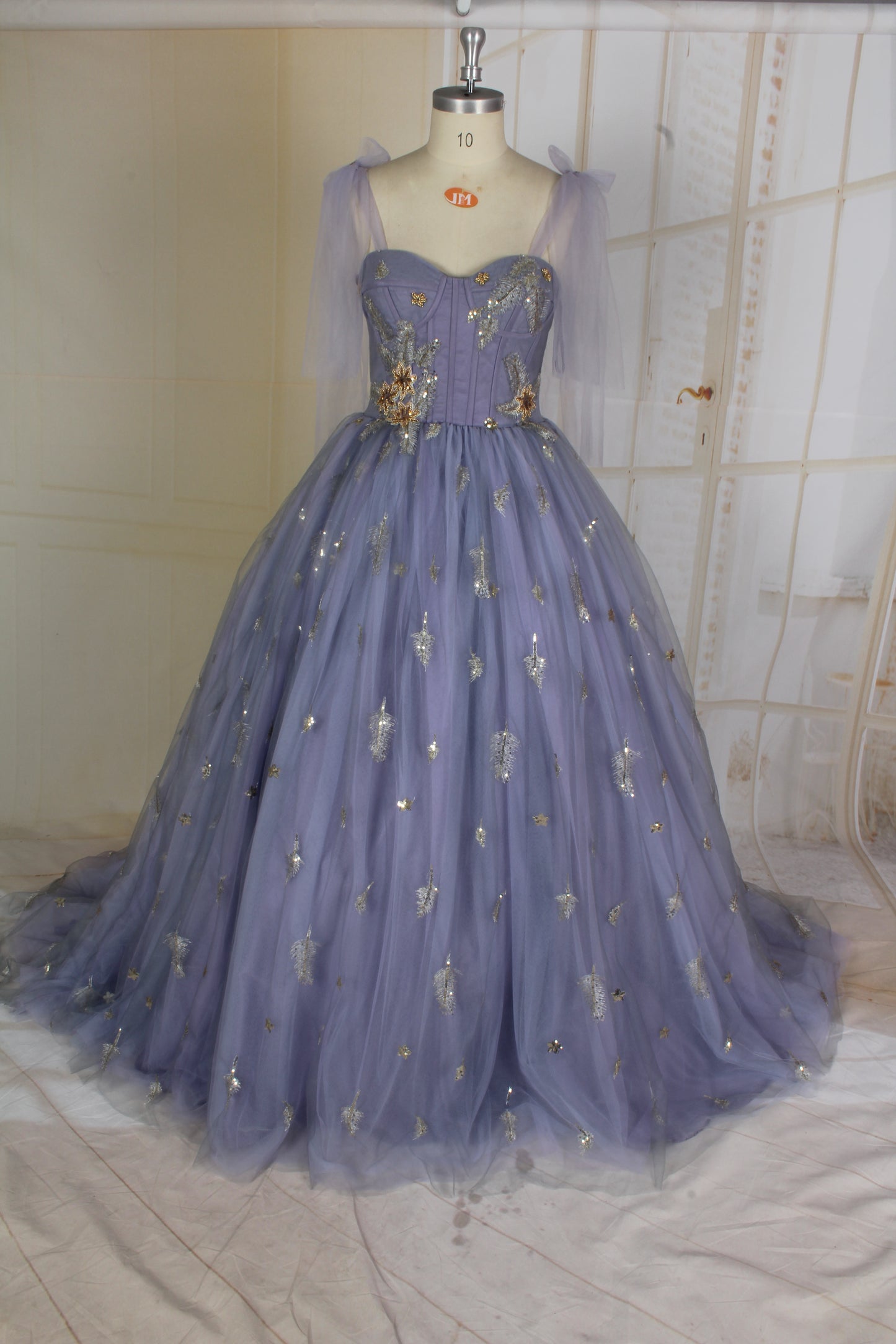 Style C2021-ChantalC - Pastel Blue colored formal ball gown