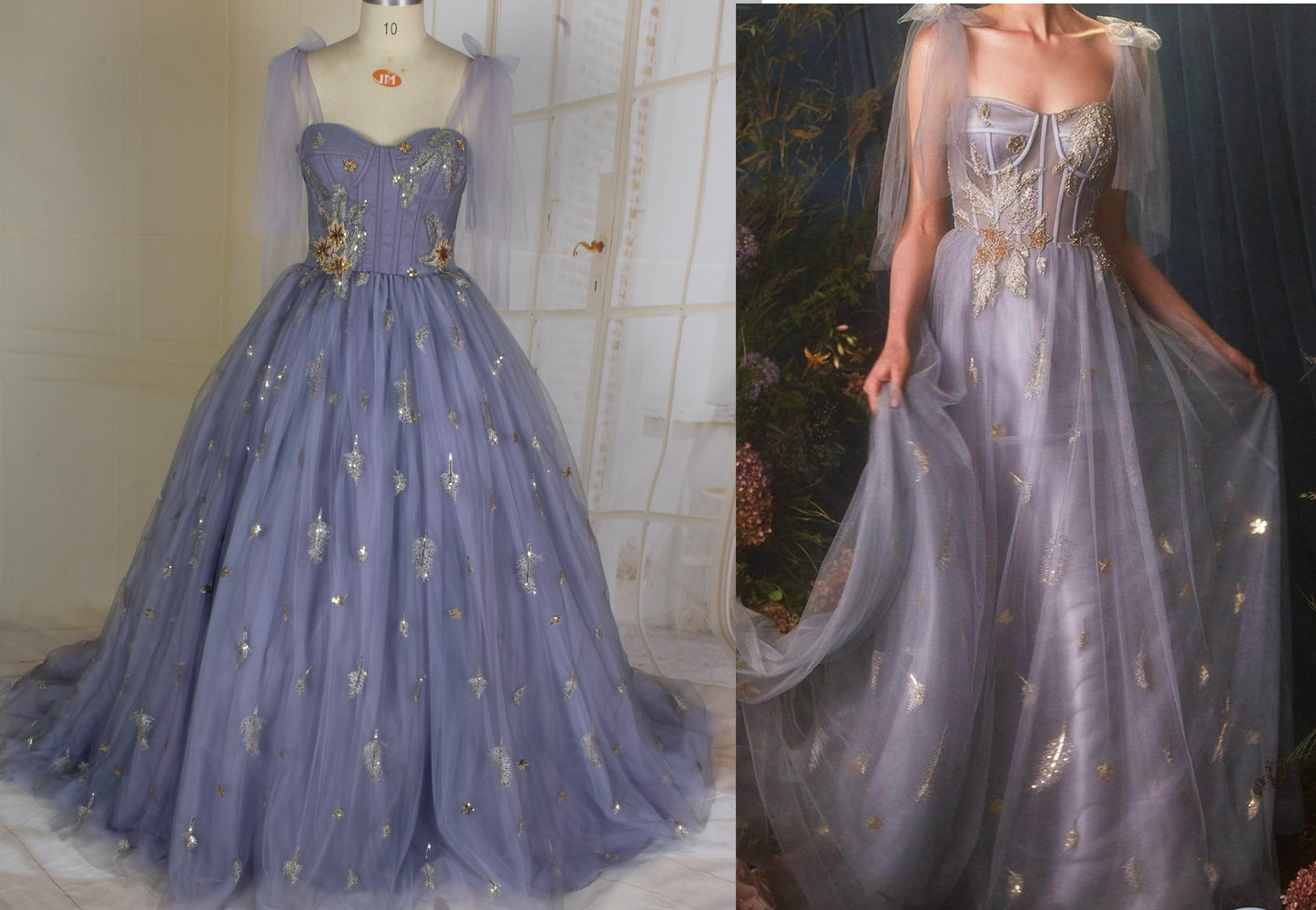 Style C2021-ChantalC - Pastel Blue colored formal ball gown