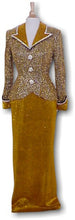 Style C97E-LB - Long sleeve Liquid beaded Pageant Gown