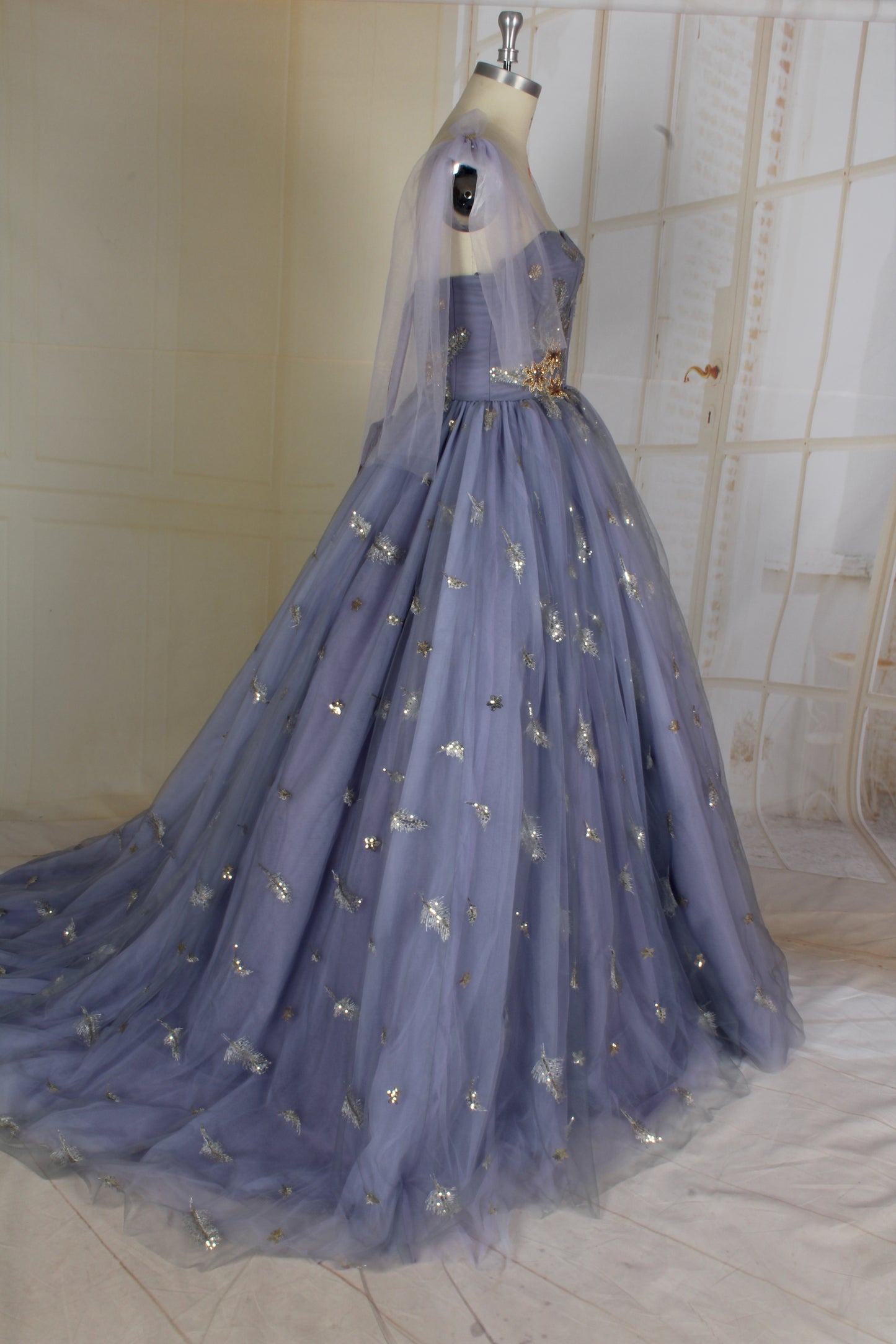 Style C2021-ChantalC - Pastel Blue colored formal ball gown