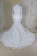 C2021-CGreen - Long sleeve plus size wedding gown