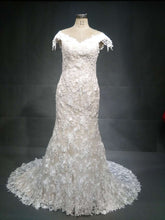 Style #Ci-Ahn - Cap Sleeve lace bridal gown