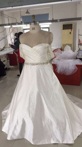 Style C2018-hnelson - Custom plus size ball gown wedding dress
