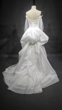 Style LK1205 - couture long sheer sleeve wedding dress inspired by the Thelma Design