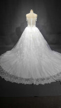 Style #C2017-toria - Off the shoulder beaded lace a-line wedding gown