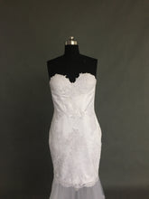 Strapless Sheer Skirt Wedding Dress