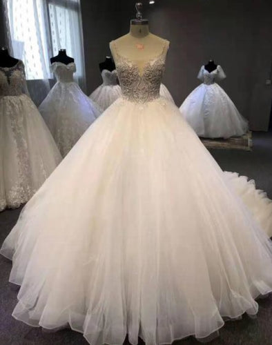 Style VNDB088 Sleeveless empire waist ball gown wedding dresses