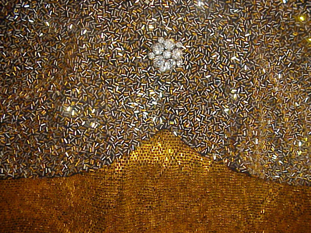 Style C97E-LB - Long sleeve Liquid beaded Pageant Gown