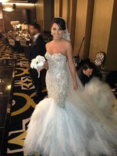 Estilo C2017hurst - Vestido de novia sin tirantes, ajustado y con vuelo, inspirado en Jaton Couture
