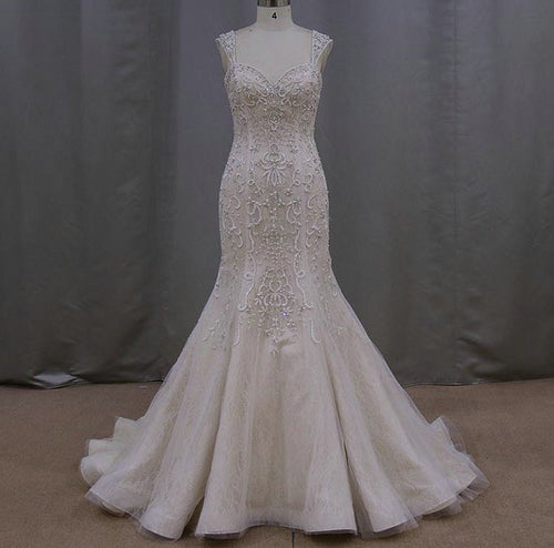 Style 2017 Beaded Mermaid Style Wedding Dresses